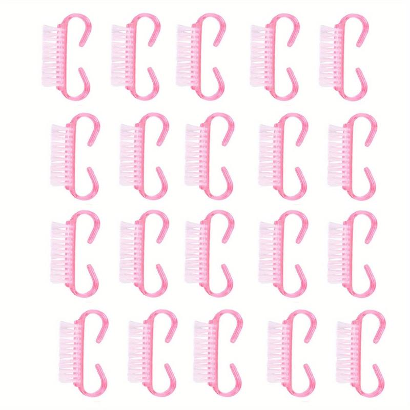 20pcs Nail Brushes for Cleaning Hand Grip Nail Brush Fingernail Scrubbing Kit