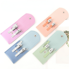 4 Pcs Manicure Set Nail Clipper Pedicure Scissor Ear Spoon Stainless Steel