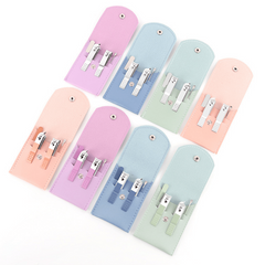 4 Pcs Manicure Set Nail Clipper Pedicure Scissor Ear Spoon Stainless Steel