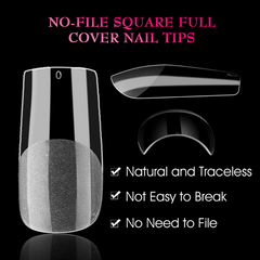 Acrylic False Nails for Nail Extensions French Tips DIY Nail Art Salon Use
