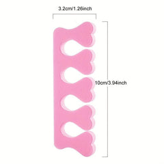 100pcs Finger Toe Separators Manicure Pedicure Foot Care Sponge Nail Art