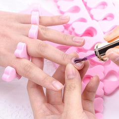100pcs Finger Toe Separators Manicure Pedicure Foot Care Sponge Nail Art