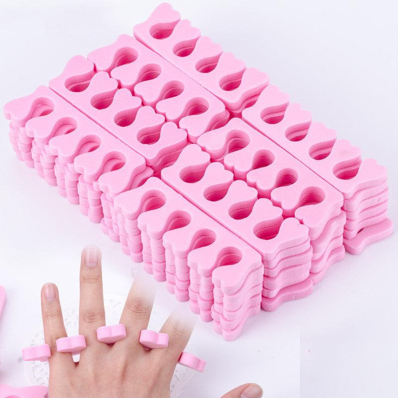 100pcs Finger Toe Separators Manicure Pedicure Foot Care Sponge Nail Art
