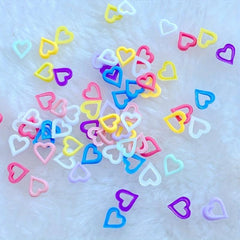 100pcs 3D Resin Nails Mini Colorful Nail Accessories