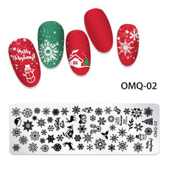Marble Christmas Halloween Nail Stamping Plates - Easy Nail Art Designs