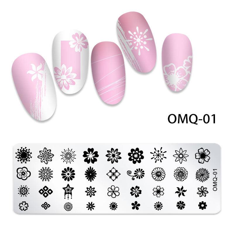 Marble Christmas Halloween Nail Stamping Plates - Easy Nail Art Designs