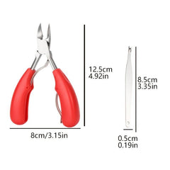Stainless Steel Toe Nail Clippers Nail Correction Dead Skin Fork