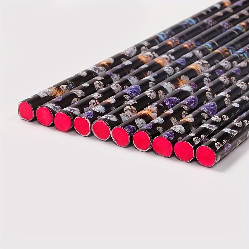 12pcs Nail Dotting Wax Pen Rhinestones Picker for Nail Art DIY