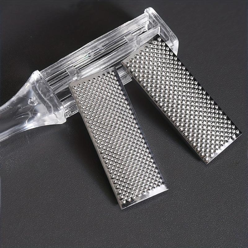 2pcs Foot File Callus Remover Dead Skin Care Removal Double Sided Metal Surface