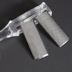 2pcs Foot File Callus Remover Dead Skin Care Removal Double Sided Metal Surface