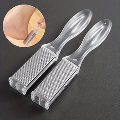 2pcs Foot File Callus Remover Dead Skin Care Removal Double Sided Metal Surface