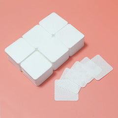 100Pcs Lint Nail Wipes Nail Polish Remover Eyelash Extension Glue Cleaning Wipes