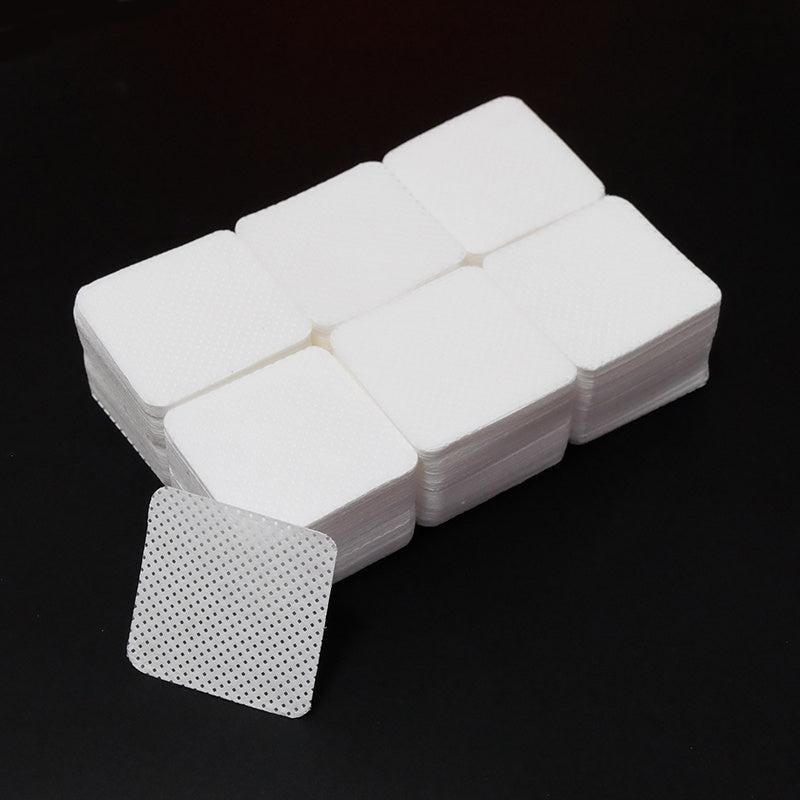 100Pcs Lint Nail Wipes Nail Polish Remover Eyelash Extension Glue Cleaning Wipes