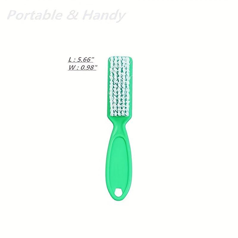 6 Pcs Handle Grip Nail Brush - Nail Cleaning Brushes for Toes and Fingernail