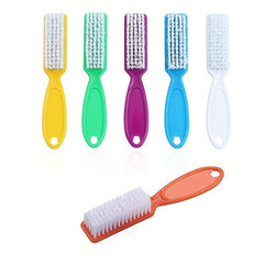 6 Pcs Handle Grip Nail Brush - Nail Cleaning Brushes for Toes and Fingernail