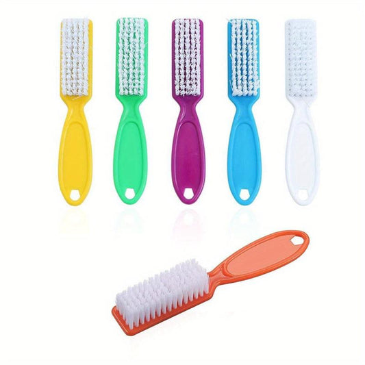 6 Pcs Handle Grip Nail Brush - Nail Cleaning Brushes for Toes and Fingernail