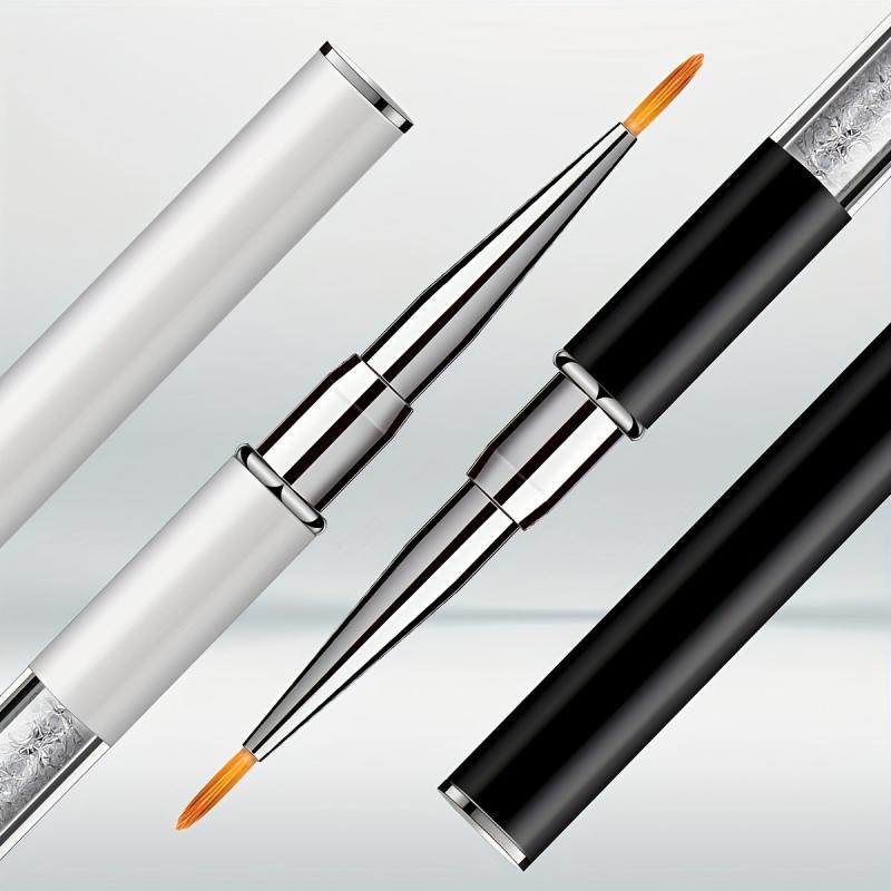 Nail Arts Brush Pen Flat Head for Glue and Polish