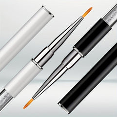 Nail Arts Brush Pen Flat Head for Glue and Polish
