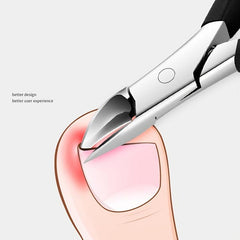 Ingrown Toe Nail Clippers for Men - Sharp Curved Blade Tool