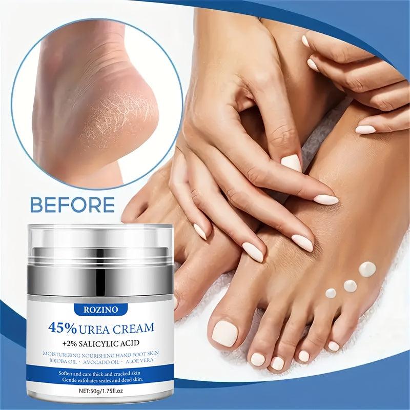 50g Urea 45% Salicylic Acid Foot Cream - Softens, Repairs, Exfoliates