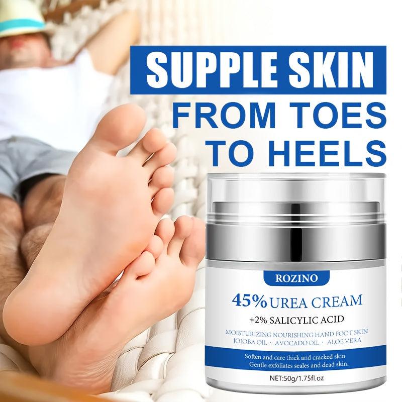50g Urea 45% Salicylic Acid Foot Cream - Softens, Repairs, Exfoliates