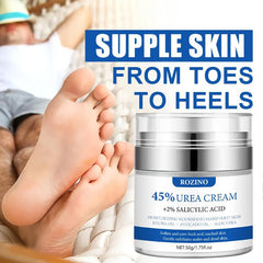 50g Urea 45% Salicylic Acid Foot Cream - Softens, Repairs, Exfoliates