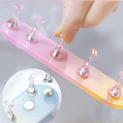 5pcs Magnetic Nail Tip Organizer for Practice and Display