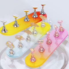 5pcs Magnetic Nail Tip Organizer for Practice and Display