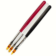 3 Pcs Nail Brush Acrylic Nail Art Gradient Painting Brush Set Manicure Tools