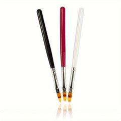 3 Pcs Nail Brush Acrylic Nail Art Gradient Painting Brush Set Manicure Tools
