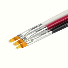3 Pcs Nail Brush Acrylic Nail Art Gradient Painting Brush Set Manicure Tools
