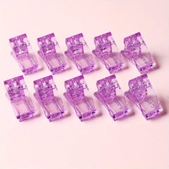 Nail Clip Tips Extension Clamp for Gel Polish Manicure Assistant Tool
