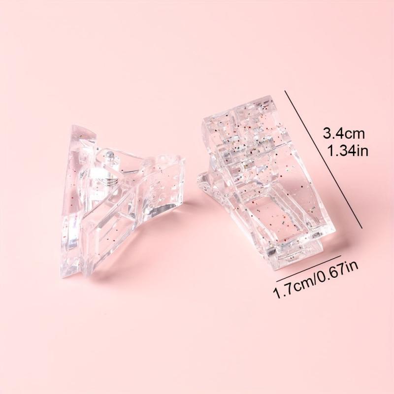 Nail Clip Tips Extension Clamp for Gel Polish Manicure Assistant Tool