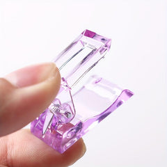 Nail Clip Tips Extension Clamp for Gel Polish Manicure Assistant Tool