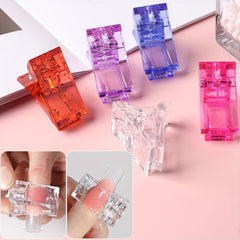 Nail Clip Tips Extension Clamp for Gel Polish Manicure Assistant Tool