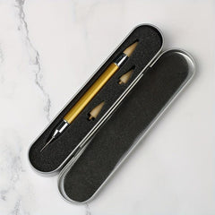 Dual Ended Nail Art Dotting Pen Set with Rhinestone Beads Studs Picker