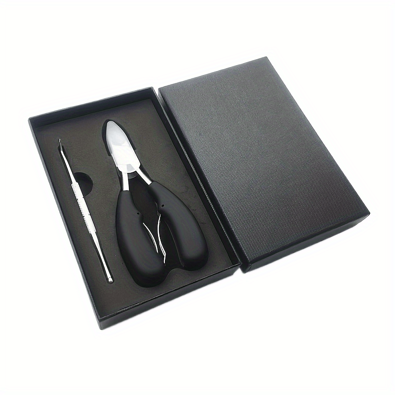 Pro Toe Nail Clippers Stainless Steel Cuticle Pliers Scissors With Box