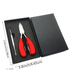 Pro Toe Nail Clippers Stainless Steel Cuticle Pliers Scissors With Box