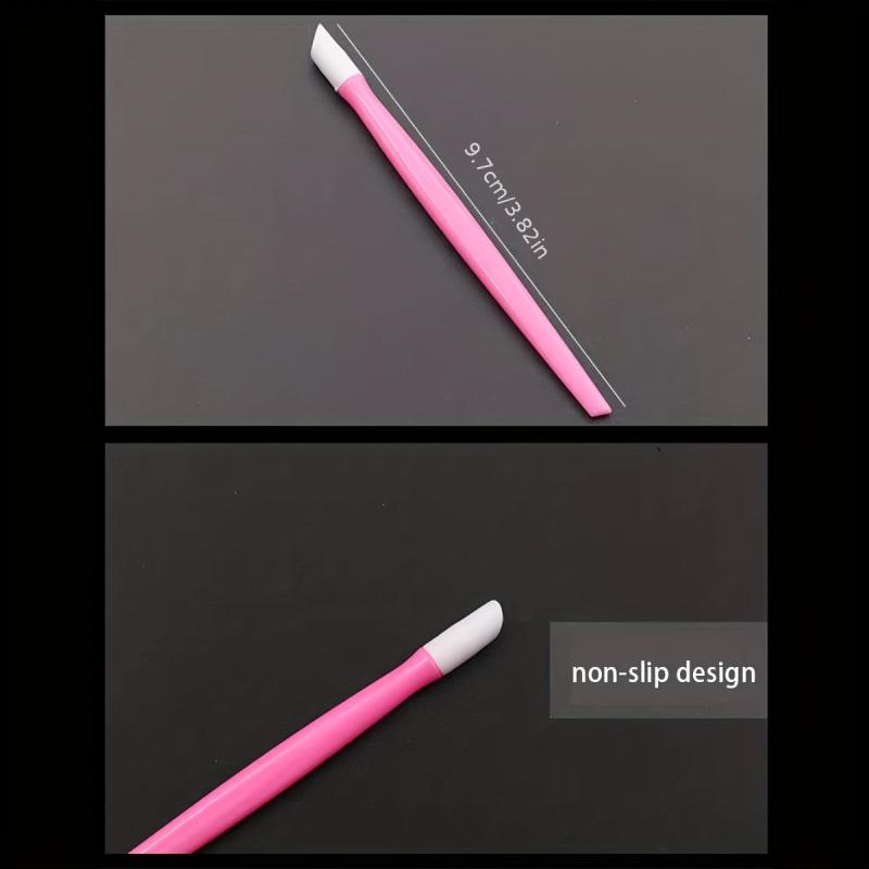 10pcs Plastic Cuticle Pusher Dead Skin Picker Nail Art Tool