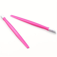 10pcs Plastic Cuticle Pusher Dead Skin Picker Nail Art Tool