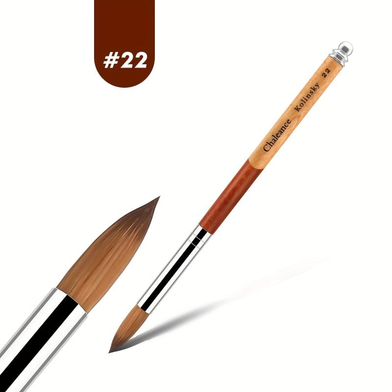 Manicure Powder Brush Acrylic Powder Tool Wood Handle Nail Painting Pen