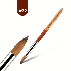Manicure Powder Brush Acrylic Powder Tool Wood Handle Nail Painting Pen