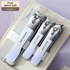 Sharpest Nail Clipper Set Stainless Steel Portable Nail Cutter Set