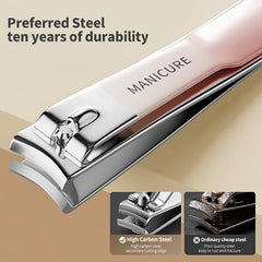Sharpest Nail Clipper Set Stainless Steel Portable Nail Cutter Set