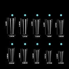 Acrylic Nail Art Set Beginner Kit with Nail File and Coffin Nail Tips