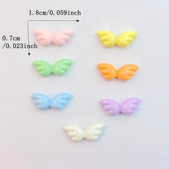 30pcs Resin Wing Nail Art Charms Flatback DIY Nail Decoration