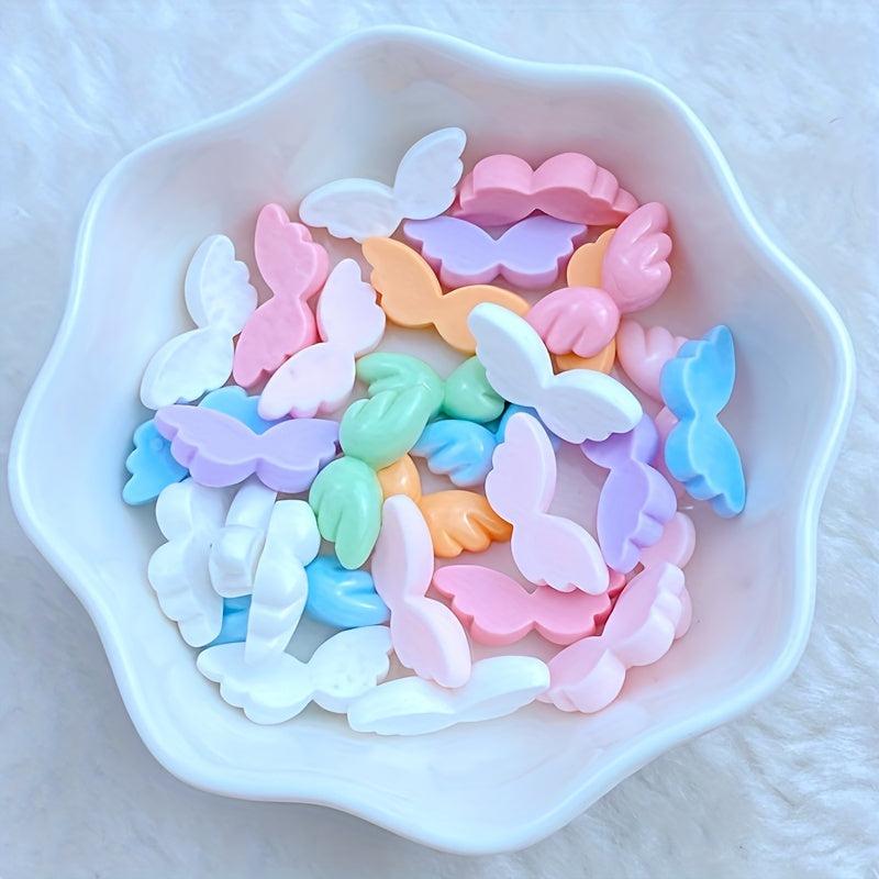 30pcs Resin Wing Nail Art Charms Flatback DIY Nail Decoration