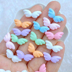 30pcs Resin Wing Nail Art Charms Flatback DIY Nail Decoration