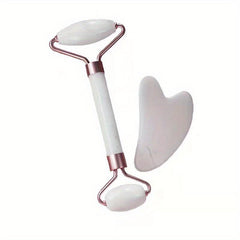 Rose Quartz Jade Roller & Gua Sha - Facial Beauty Roller & Skin Care Tools