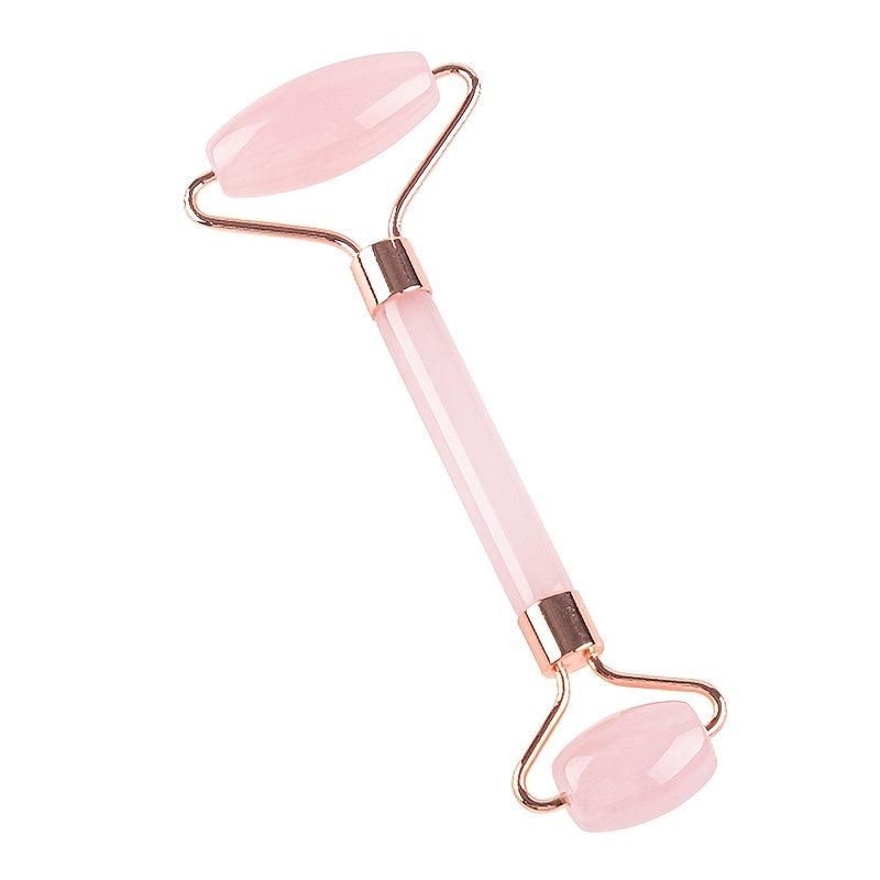Rose Quartz Jade Roller & Gua Sha - Facial Beauty Roller & Skin Care Tools